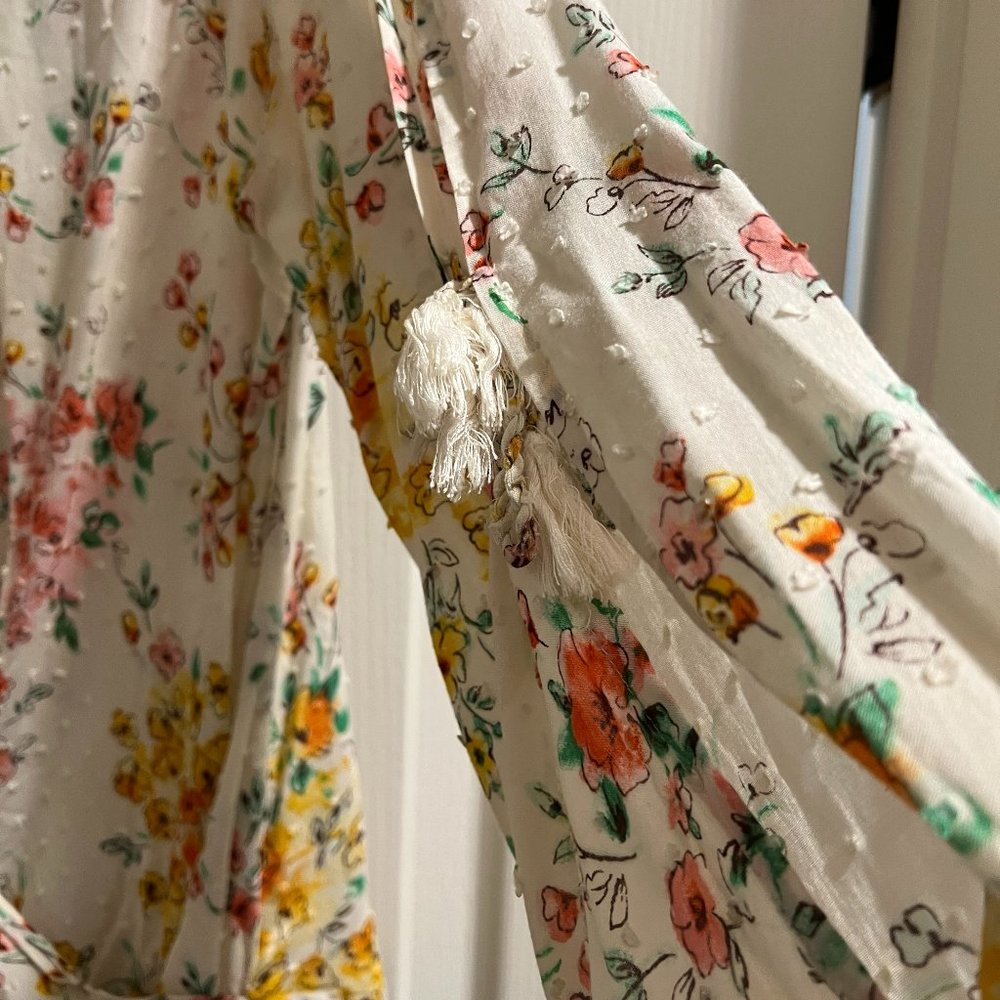 Gauzy floral top